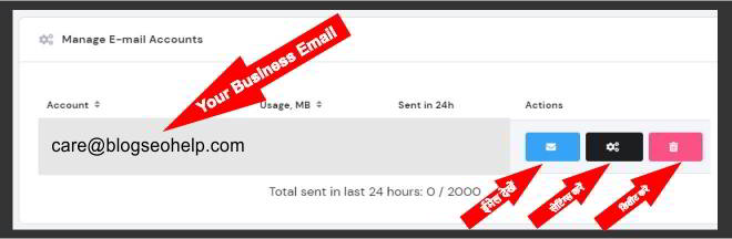manage email account